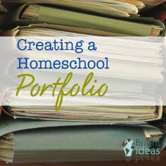 
                    
                        Creating a Homeschool Porfolio
                    
                