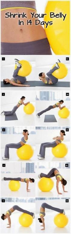 Exercise ball workout