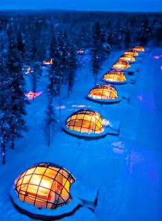 Rent a Glass Igloo in Finland to Watch the Northern Lights...on my travel bucket list!