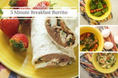
                    
                        Five Minute Microwave Breakfast Burrito, 261 calories, 6 PointsPlus
                    
                