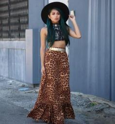 
                    
                        Leopard Maxi Skirt
                    
                