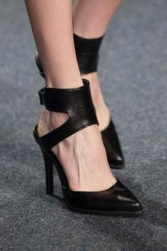 
                    
                        Black heels. Bernard Chandran | Paris Fall 2015
                    
                