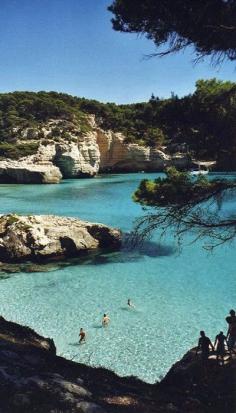 Menorca, Cala Mitjaneta - Spain / Sly's. Ok, this place is on the bucket list! #travel #idoappointments