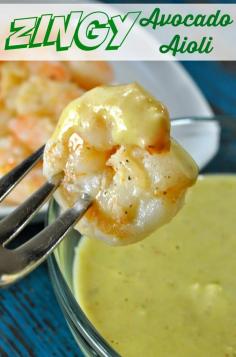 
                    
                        Recipe: Zingy Avocado Aioli with Sauteed Shrimp #TasteTheMiracle
                    
                