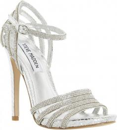 
                    
                        Steve Madden Cagged Diamante Strappy Heels
                    
                