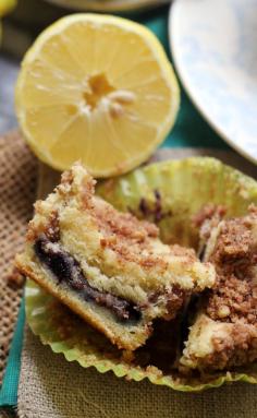 
                    
                        Take a bite of sunshine in the form of these lemon blueberry sour cream coffee cake muffins! Guaranteed to brighten your day.
                    
                