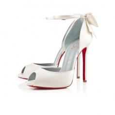#CL #Louboutin #Shoes Cheap And Best Christian Louboutin Dos Noeud 120mm Special Occasion Off White EJX Now Grabbed The Whole World Market Now! You Need To Know That! And You Need To Get It At Once!