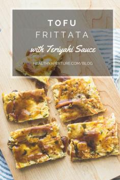 
                    
                        Tofu Frittata with Teriyaki Sauce makes quick and easy work of a heart-healthy, vegetarian main dish. Can be served for breakfast, lunch OR dinner. Recipe by MJ and Hungryman on HealthyAperture.
                    
                