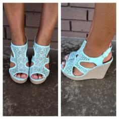 Love these mint wedges!