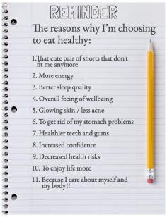 So true..  What can you add to the list? What are your goals to stay fit and healthy?