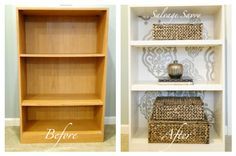 
                    
                        Salvage Savvy: How to Give a Laminate Bookcase a [fabulous] Makeover
                    
                