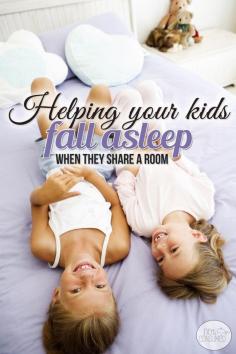 Kids sharing bedrooms and sleeping