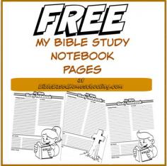 
                    
                        My Bible Study FREE Printables
                    
                