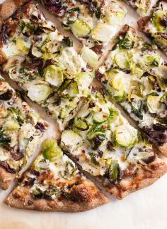 
                    
                        Brussels sprouts pizza recipe - cookieandkate.com
                    
                