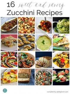 
                    
                        Zucchini Recipe - Delicious recipes for everything from appetizers to dessert!  from addapinch.com
                    
                