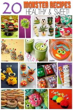 20 Monster Snacks & Recipes for Kids Halloween food