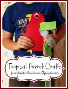 
                    
                        Tropical Parrot Craft by Farm Fresh Adventures
                    
                