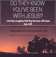 
                    
                        Let Them Know You've Been With Jesus
                    
                