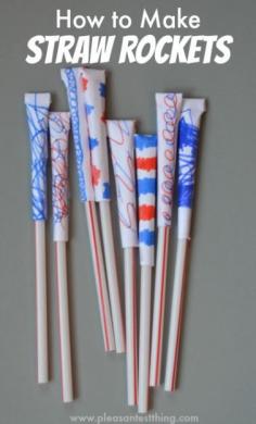How to Make Straw Rockets