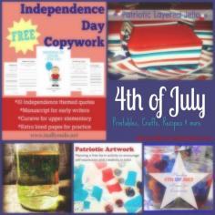 Check out this round-up of 4th of July {free} printables, crafts, yummy recipes & MORE - Blessed Beyond a Doubt