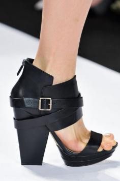 BCBG Max Azria at New York Fashion Week Spring 2014. cutout boots