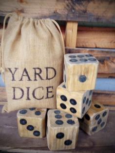 INCLUDES 6 dice, a carrying bag AND a chalkboard tablet!!!