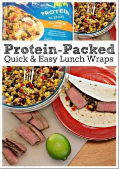 
                    
                        Protein Packed Quick and Easy Lunch Wraps with Birds Eye® Steamfresh® Veggies
                    
                