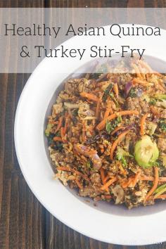 
                    
                        This Asian Quinoa Stir-Fry has the perfect blend of spices and is an excellent dinner option for everyone in the family.
                    
                