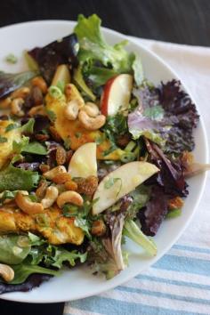 
                    
                        Curried Chicken and Apple Salad.
                    
                
