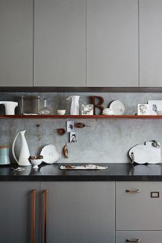 #grey #kitchen #cupboards, all grey kitchen