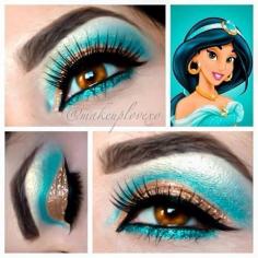 Princess Jasmine Inspired Make Up.