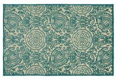 
                    
                        Belda Outdoor Rug, Blue.....love the color and the pattern....
                    
                