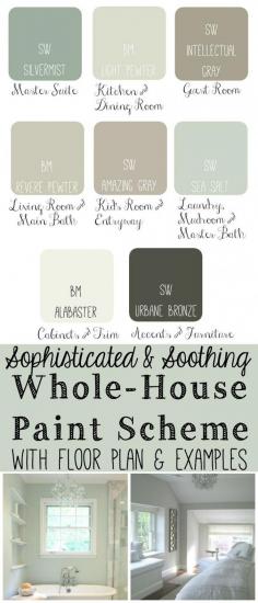 whole house paint scheme.