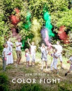 How to Host a Color Fight: Oh Happy Day (Just like Holi!)