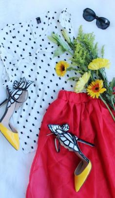 
                    
                        Love styling these butterfly shoes with fun tops and skirts from Choies.
                    
                
