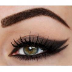 Eye Inspiration: Double Winged Dark Brown Eye Make up