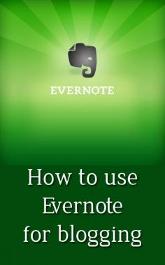 How to use Evernote for blogging - tips, strategies and an article creation workflow.  Evernote will save you time.  #evernote #blogging sideincomeblogging.com