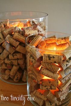 
                    
                        DIY - Wine Cork Candle Holder - I Love How Warm They Make Things Look. #diy #crafts
                    
                