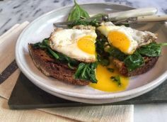 
                    
                        Healthy Open-Faced Egg Sandwich / Mom's Kitchen Handbook
                    
                