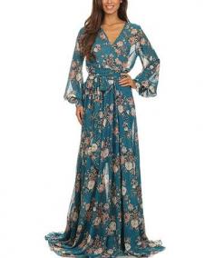 
                    
                        Love this Teal Floral Surplice Maxi Dress - Women on #zulily! #zulilyfinds
                    
                