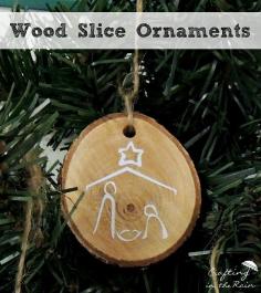 DIY wood ornament