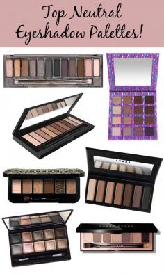 
                    
                        Everybody needs a neutral eyeshadow palette. Here are some of the best and newest!
                    
                