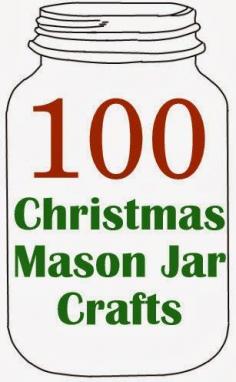 100 Christmas Mason Jar Crafts Even though the actual photos are missing, the links do work to take you you some the most interesting, fun and creative Christmas Mason Jar Crafts..