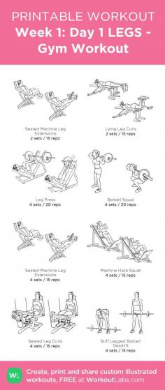 Leg Workout for gym