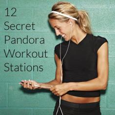 12 Secret Pandora Workout Stations for any activity #fitness #health #workout #playlist