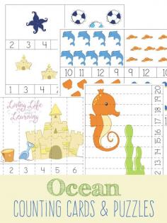 
                    
                        Adorable Under the Sea Counting Cards and Puzzles for your little ones
                    
                