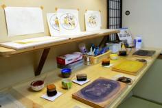 
                    
                        Woodblock Printing In Asakusa, Tokyo — .
                    
                