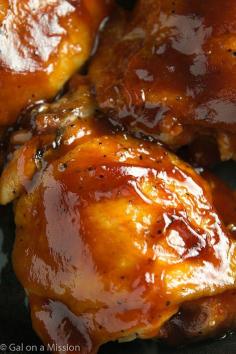 
                    
                        Try tender BBQ chicken thighs or BBQ chicken wingsin your crockpot tonight for dinner. Or you can even make BBQ chicken thighs in the oven too! BBQ chicken thighs are prefect baked with tangy BBQ sauce. Try BBQ chicken thighs on the grill for the perfect chargrilled taste!
                    
                