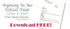 
                    
                        Organizing The New School Year - Letter of Intent with {free} editable printable! #HSMama #homeschool
                    
                