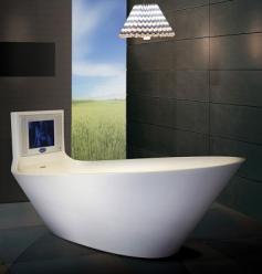 
                    
                        Bathing With Karim Rashid. His New TV Tub & Bath Collections For Saturn Bath. - if it's hip, it's here
                    
                
